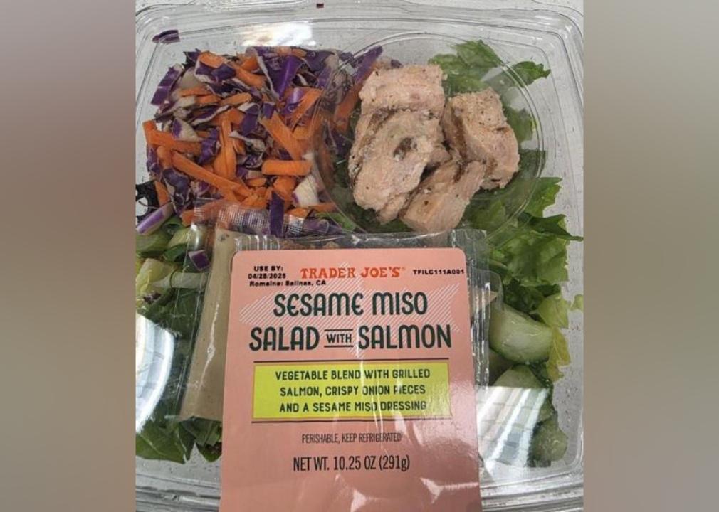 Salmon salad from Trader Joe's.