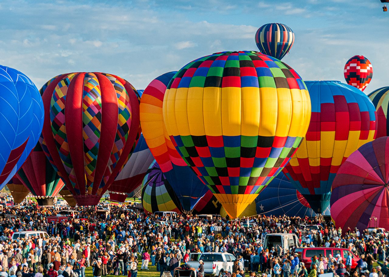 #12. Albuquerque, New Mexico Balloons at the Albuquerque International Balloon Fiesta.