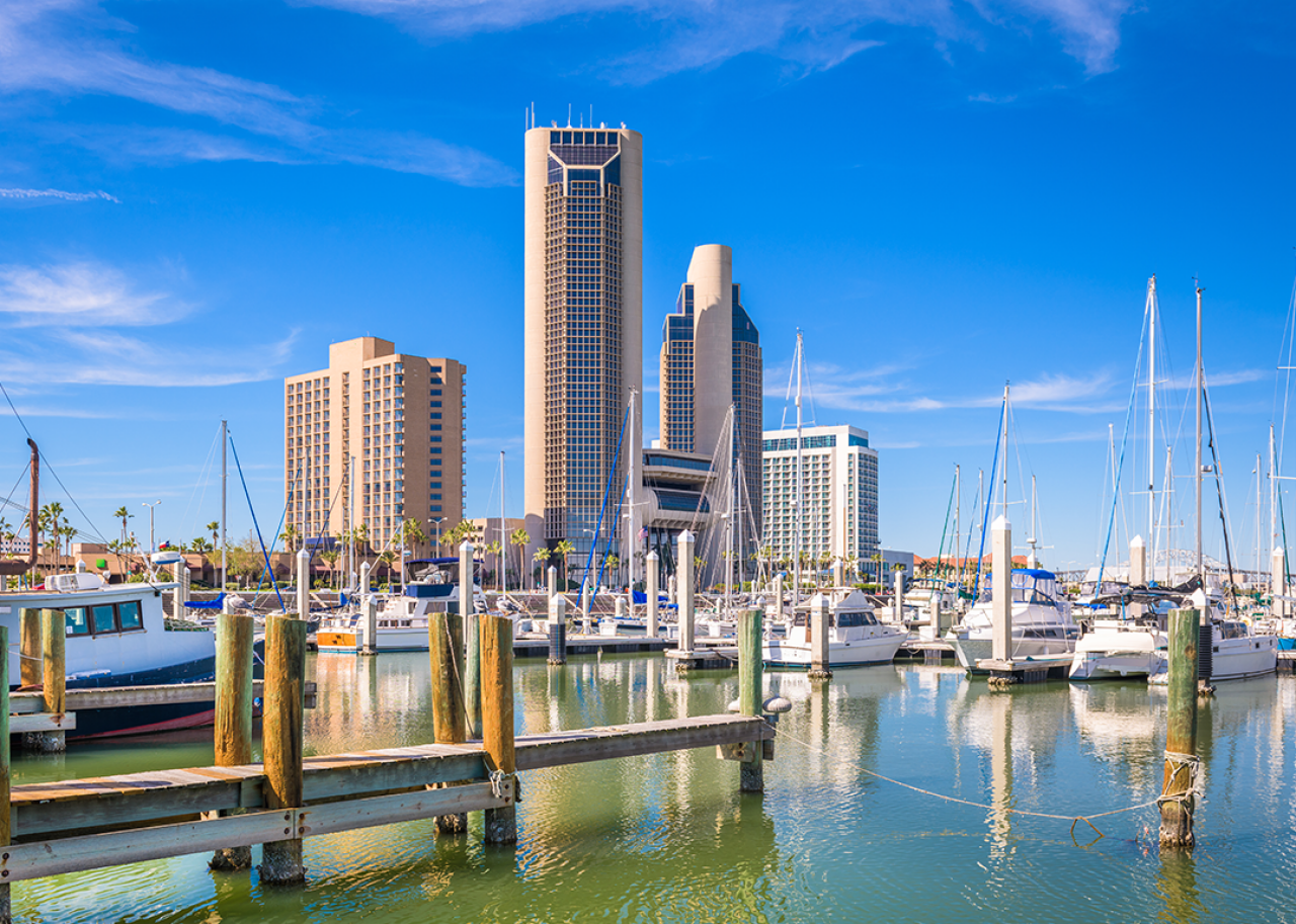 #41. Corpus Christi Corpus Christi skyline on the bay.