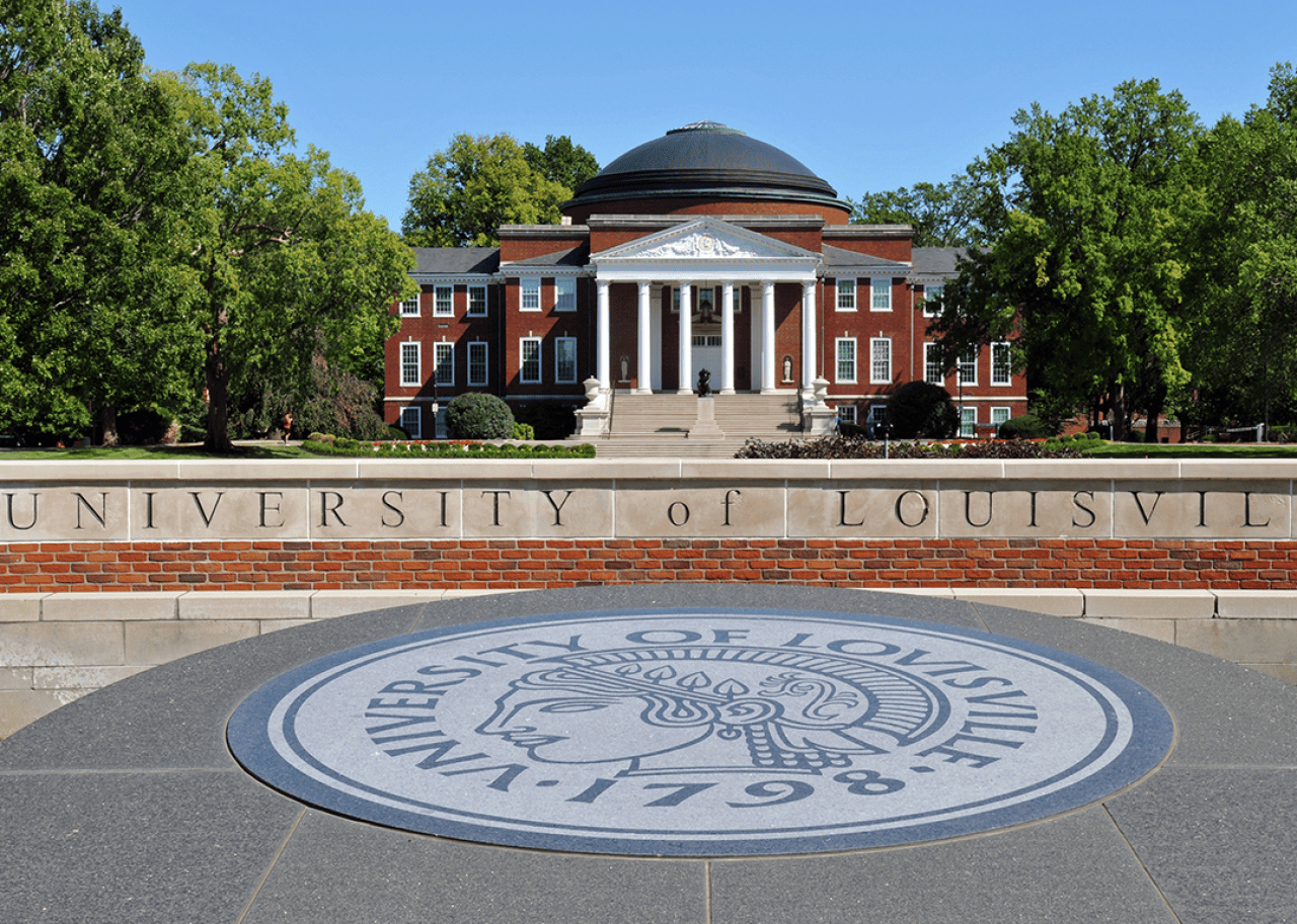 #39. Louisville, Kentucky Grawemeyer Hall, an historic landmark at the University of Louisville's main Belknap Campus.